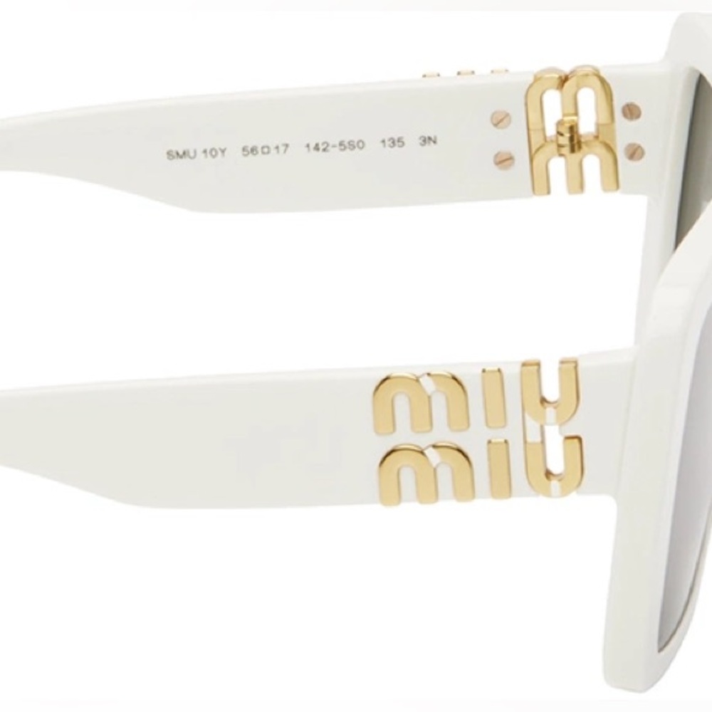 New! Miu Miu MU10YS 1425S0 Sunglasses, Authentic - Picture 8 of 13